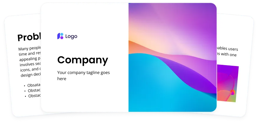 Pitch Deck Writing and Design slides example